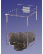 AK, LTD. AK-269 Acrylic Hairnet Dispenser, 4.5" x 4.75" x 7"