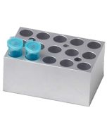 Benchmark Scientific BSH100-15 Block for MyBlock&trade; Dry Baths, holds (15) 1.5ml Centrifuge Tubes 