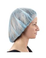 CleanPro® BC-B28/10 Bouffant Caps, Blue, 28"