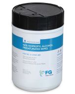 FG Clean Wipes 6-LS964-685 Presaturated Hydroentangled Polycellulose Cleanroom Wipes, 96% IPA, 6" x 8.5"