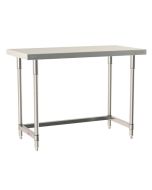 Metro TableWorx&trade; Stainless Steel Work Table with Type 316 Work Surface, Type 304 Frame & Legs