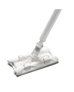 Texwipe TX7102 ClipperMop&trade; Complete Mop System, includes 7" Mop Head & 29"-53" Telescoping Handle