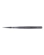 Tronex 71-ZJSA-CH Precision Stainless Steel Tweezer with Replaceable Straight, Fine, Beveled Ceramic Tips, 5.3" OAL