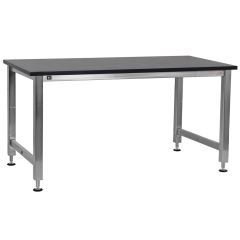 BenchPro™ Adams Series Height Adjustable Stainless Steel Electric Lift Workbench with 1" Phenolic Resin Work Surface