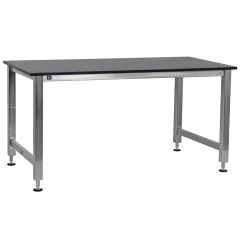 BenchPro™ Adams Series Height Adjustable Stainless Steel Electric Lift Workbench with 0.75" Phenolic Resin Work Surface