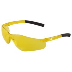 Bullhead Safety® BH584 Pavon Safety Glasses with Crystal Yellow Frame & Amber Lens