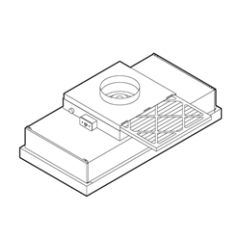 Side-Load Prefilter Frame with 10" Duct Collar