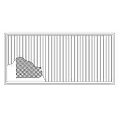 Envirco 69601-001H 2' x 4' Roomside Replaceable HEPA Filter with Gel Seal