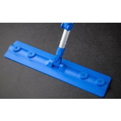 Foamtec FT416D PharmaMOP® Aluminum Mop Handle with Lever Lock & 16" Frame, 36"-61" Long