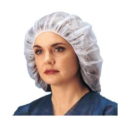 Keystone Safety 110NWI-10-28 Lightweight Polypropylene Bouffant Caps, Multiple Colors, 28"