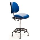 ergoCentric Ind. SF Desk Height Chair, Vinyl