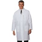 Fashion Seal® 432 Fab Poplin Knee-Length Mens' Lab Coat with 1 Inner & 2 Outer Pockets, White