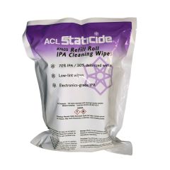 ACL 7625 Presaturated Hydroentangled Polycellulose Nonwoven Wipe Refill Rolls, 70% IPA (Case of 10)