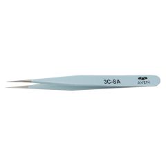 Aven 18056EZ E-Z Pik Industrial Stainless Steel Tweezers with Straight, Ultra Fine, Pointed Tips