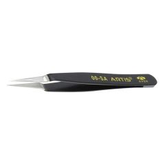 Aven Tools 18032ARS Artis 00-SA ESD-Safe Stainless Steel Tweezers with Heavy-Duty Fine Tips, 4.75" OAL