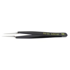 Aven Tools 18040ARS Artis SS-SA ESD-Safe Stainless Steel Tweezers with Fine Tips, 5.25" OAL