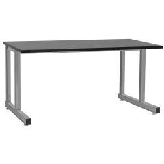 BenchPro&trade; Dewey Series Stainless Steel Cantilevered Workbench with 1" Phenolic Resin Work Surface