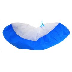 CleanPro® 7HBD-70CS Waterproof Hybrid Polypropylene Shoe Covers Dispenser Refill, White/Blue