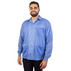 Desco Statshield&reg; ESD Jacket with 3 Pockets & 1 Line of Embroidery