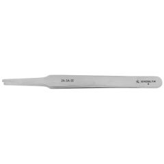 Excelta 2A-SA-SE One Star 4.75" Straight Tapered Duckbill Point Anti-Magnetic Economy Tweezer