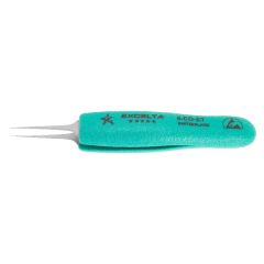 Excelta 5-CO-ET Five Star 4Straight Tapered Ultra-Fine Point Cobalt Forcep - Ergonomic