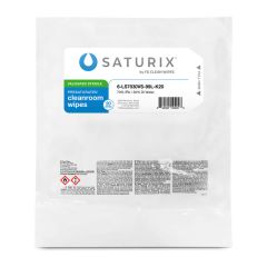 FG Clean Wipes 6-LS7030 Saturix&trade; Sterile Presaturated Polyester Knit Wipes, 70% IPA, 9" x 11"