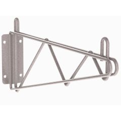 Metroseal Gray Shelf Support for 18" Single Shelves