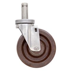 Metro 5MHTP High-temp Autoclave Phenolic Swivel Stem Casters, No Brake, 5"