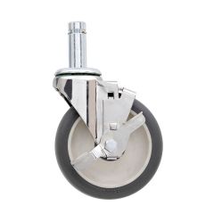 Metro 5MPB-NB Standard Dry App. Polyurethane Caster, Braking, 5"