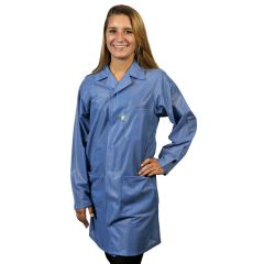 Tech Wear OFX-100 Knee-Length ESD Jacket with 3 Pockets & Raglan Sleeves