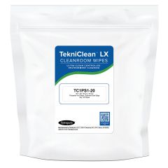 Teknipure TC1PS1-20 TekniClean&trade; LX Polyester Knit Cleanroom Wipes, 20" x 20" (Case of 100)