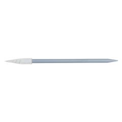 Teknipure TKS503E TekniSwab ESD-Safe Polyurethane Foam Cleanroom Swabs with Pointed Spiral Tip & Pointed Stat-Rite&reg; Polypropylene Handle, 2.6" OAL (Case of 2,500)