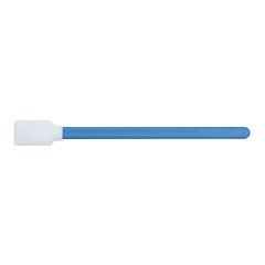 Teknipure TKS527F TekniSwab Polyurethane Foam Cleanroom Swabs with Rectangular Head & Blue Polypropylene Handle, 5" OAL (Case of 1,000)