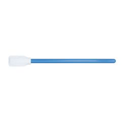 Teknipure TKS601MN TekniSwab Nonwoven Microfiber Cleanroom Swabs with Double Layer, Rectangular Head & Blue Polypropylene Handle, 5" OAL (Case of 1,000)