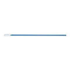 Teknipure TKS602MN TekniSwab Nonwoven Microfiber Cleanroom Swabs with Double Layer, Medium Head & Long Blue Polypropylene Handle, 6.4" OAL (Case of 1,000)