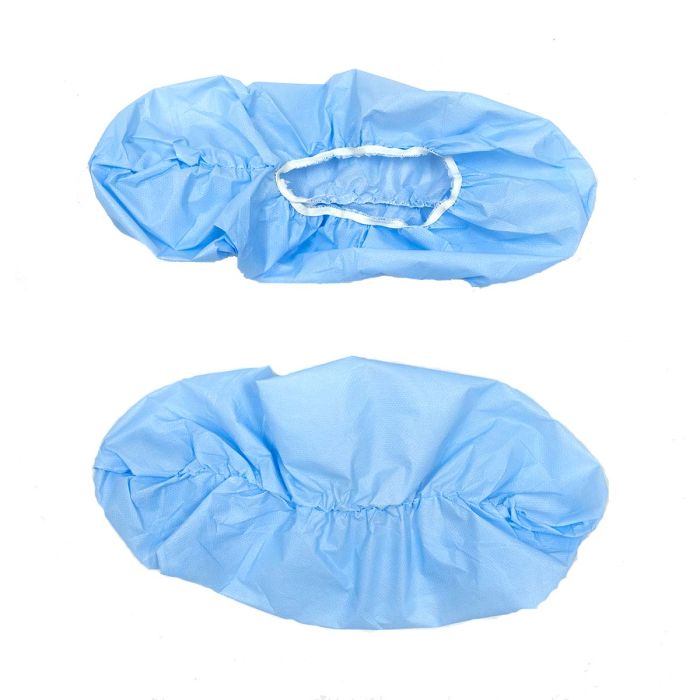 CleanPro Heavy Duty Non Skid Laminated Cleanroom Shoe Covers Blue Case of 300