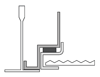 T-Bar Ceiling Seal with 1-Way Gasket