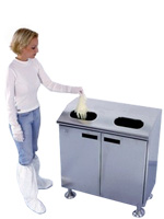 Cleanroom Waste Receptacle