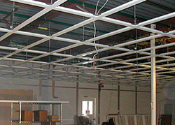 CleanPro Cleanroom T-Grid Ceiling from Below