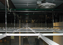 CleanPro Cleanroom T-Grid Ceiling from Above