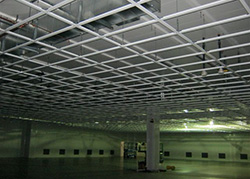 CleanPro Cleanroom T-Grid Ceiling from Below