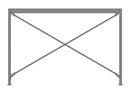 Mezzanine X-Bracing